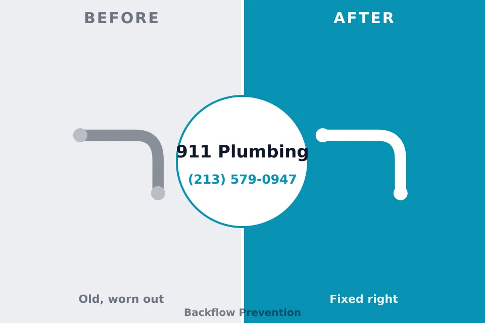 Before and after: plumbing company Fort Carson, CO